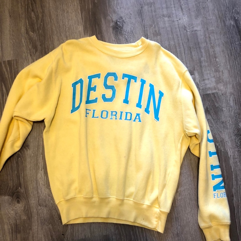 Destin Yellow Sweatshirt